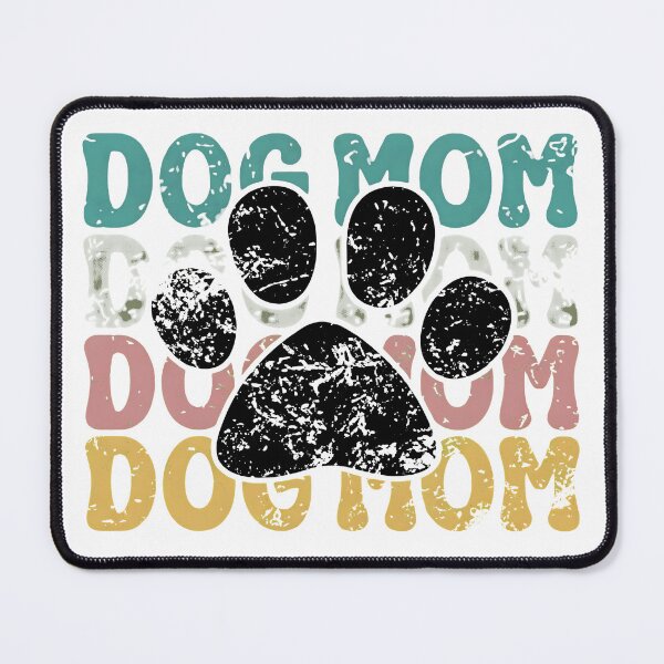 Item preview, Retro Distressed Dog Mom Paw Print Tee designed and sold by OlyvieArt.