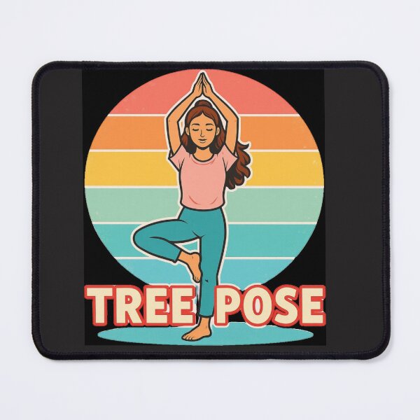 Item preview, Tree Pose Yoga Girl - Vintage 70s Retro Sunset designed and sold by VINTAGEPUNTEES.