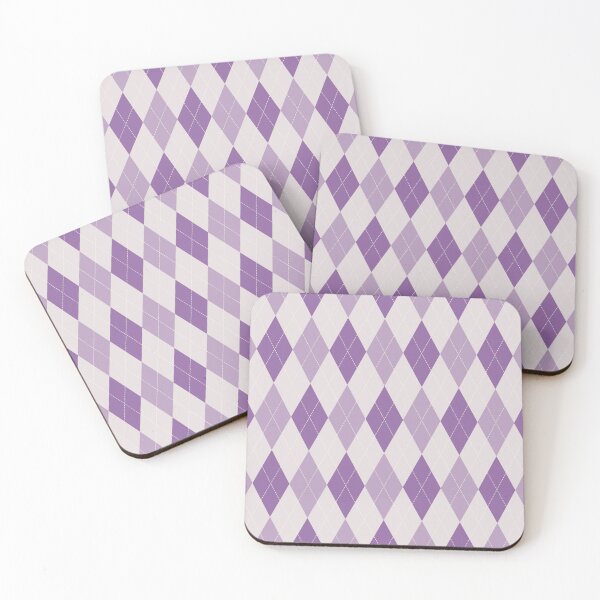Item preview, Purple And Cream Argyle Pattern designed and sold by pattern-archive.