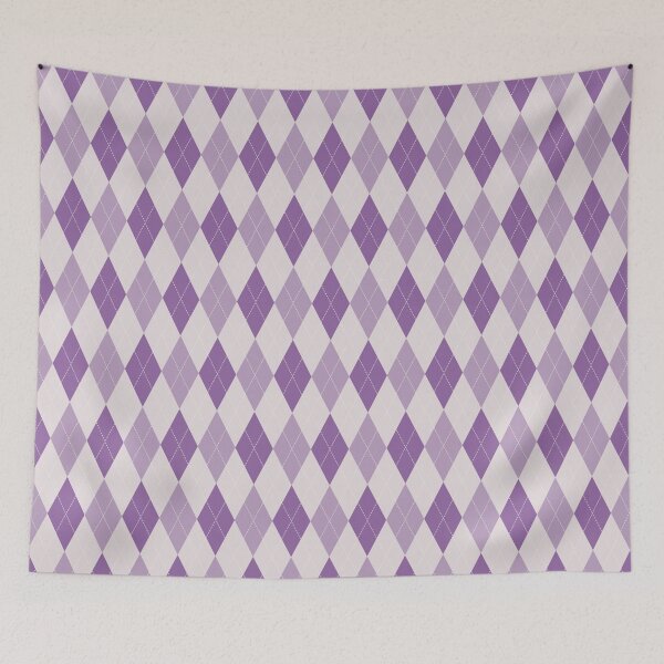 Item preview, Purple And Cream Argyle Pattern designed and sold by pattern-archive.