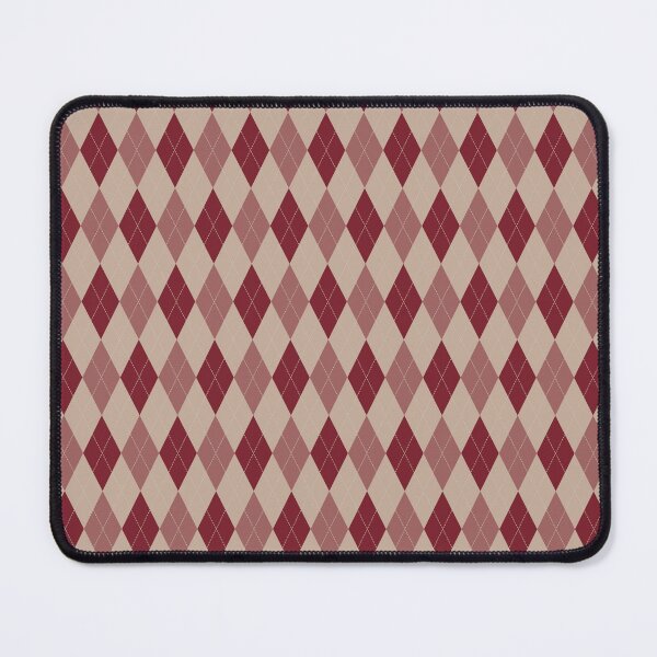 Item preview, Red And Beige Argyle Pattern designed and sold by pattern-archive.