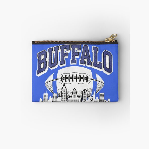 Item preview, Buffalo Football Skyline - City Landmarks Retro Sports Art designed and sold by Thogan0416.