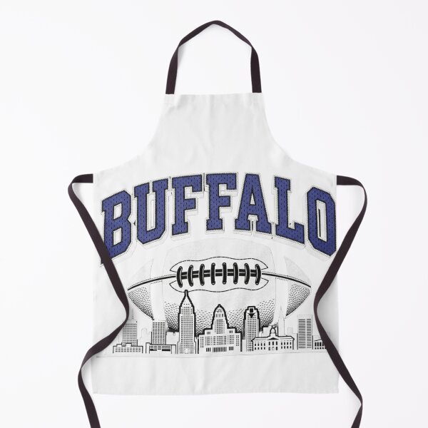 Item preview, Buffalo Football Skyline - City Landmarks Retro Sports Art designed and sold by Thogan0416.