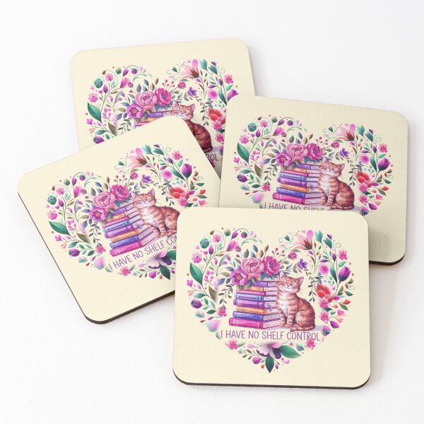 Item preview, I have no shelf control cat books flowers designed and sold by augustinet.