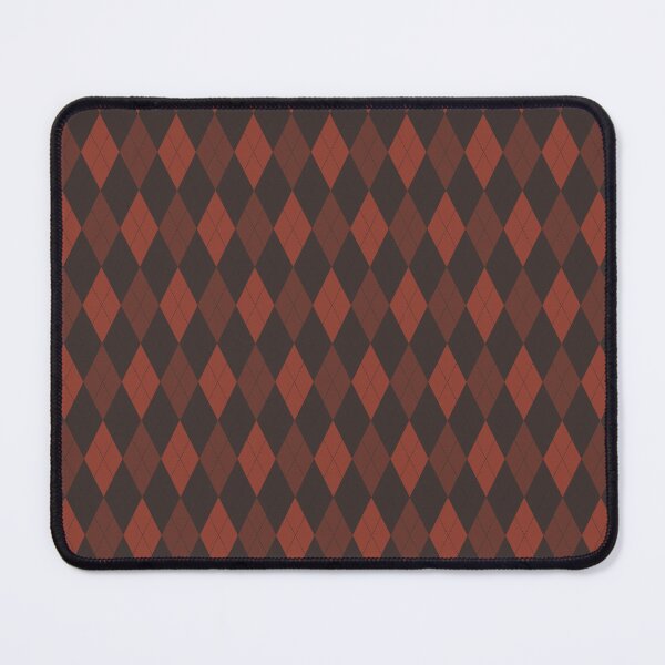 Item preview, Rust And Charcoal Argyle Pattern designed and sold by pattern-archive.
