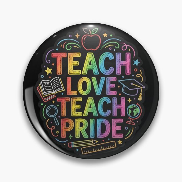 Item preview, Teach Love Teach Pride Teacher Gift – Inclusive LGBTQ Educator Pride Month Design designed and sold by Im-Ara.