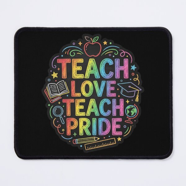 Item preview, Teach Love Teach Pride Teacher Gift – Inclusive LGBTQ Educator Pride Month Design designed and sold by Im-Ara.