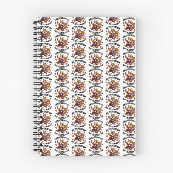 Item preview, Funny Cute Squirrel Phlebotomist Life Fall Autumn Busy Collecting All Day Medical Humor Design designed and sold by ClinicalHubs.