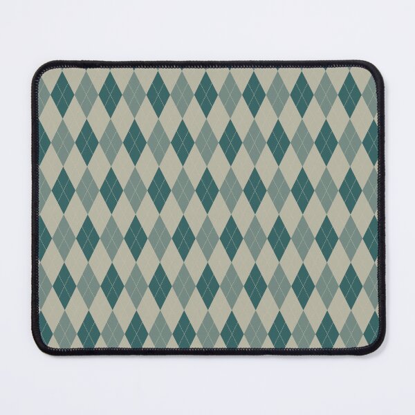 Item preview, Teal And Beige Argyle Pattern designed and sold by pattern-archive.