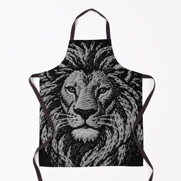 Item preview, Lion's head - Illusion of an embroidery - SW - Horoscope Zodiac sign designed and sold by Kimenta Fashion.
