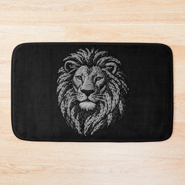 Item preview, Lion's head - Illusion of an embroidery - SW - Horoscope Zodiac sign designed and sold by Kimenta Fashion.