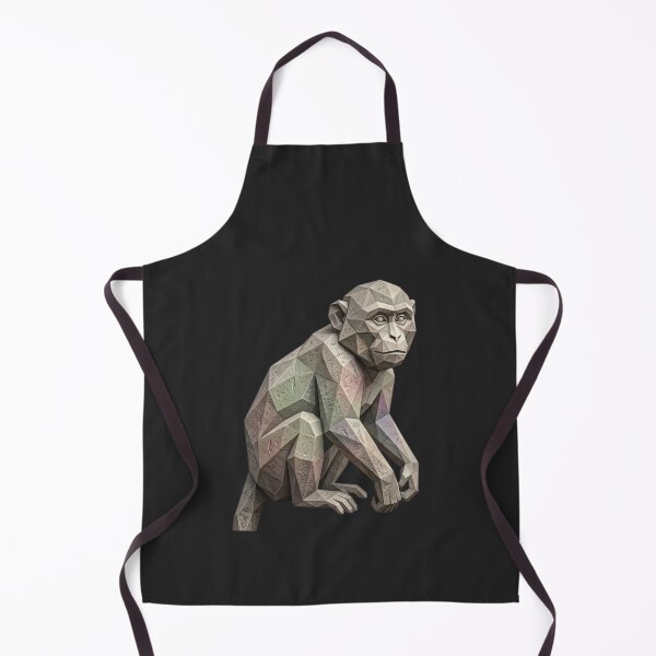 Item preview, Geometric Stone Monkey – Minimalist Style T-Shirt for Modern Art Lovers designed and sold by bsbd-action.