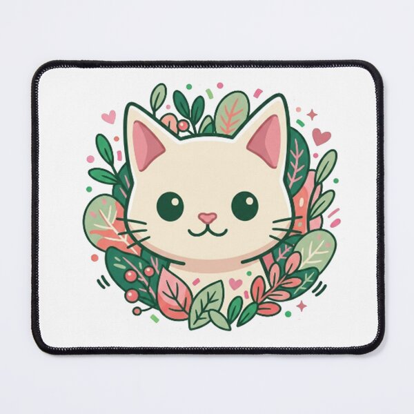Item preview, Cute Kawaii Cat Floral designed and sold by SimonFernando.