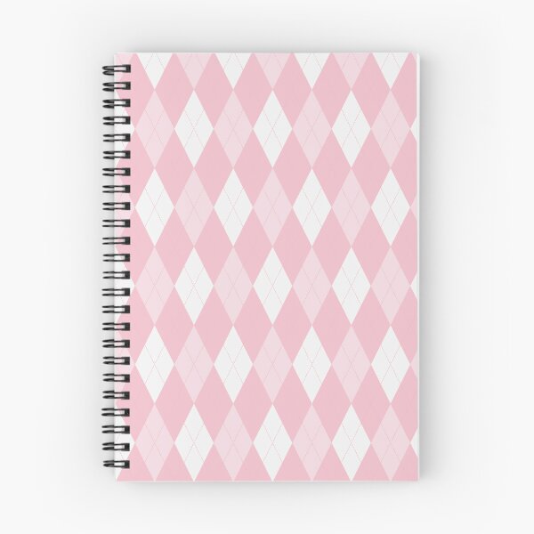 Item preview, White And Blush Argyle Pattern designed and sold by pattern-archive.