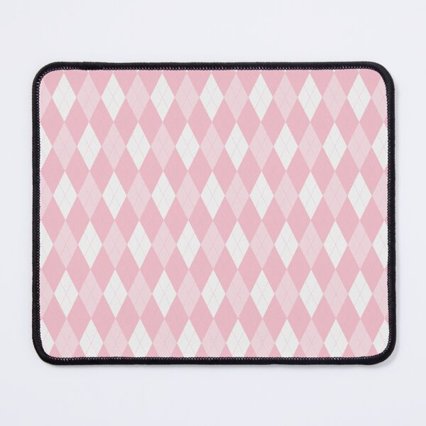 Item preview, White And Blush Argyle Pattern designed and sold by pattern-archive.