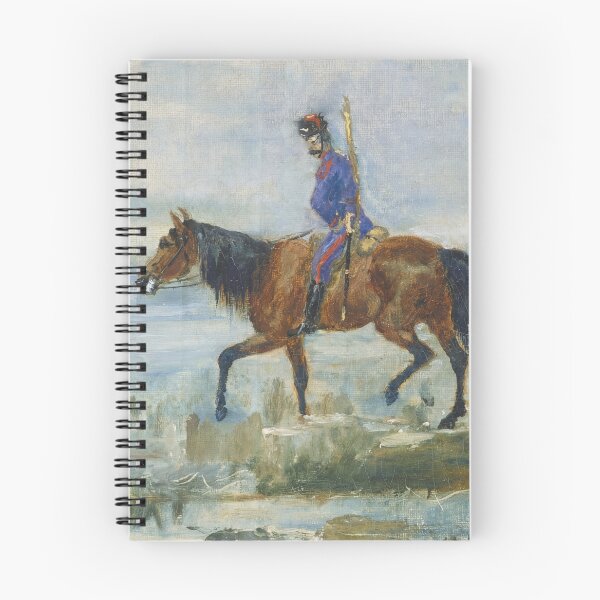 Item preview, Hussars by Henri de Toulouse-Lautrec | Post-Impressionist Cavalry Fine Art Poster designed and sold by artofuniverse.