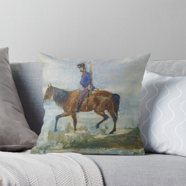 Item preview, Hussars by Henri de Toulouse-Lautrec | Post-Impressionist Cavalry Fine Art Poster designed and sold by artofuniverse.