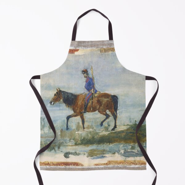 Item preview, Hussars by Henri de Toulouse-Lautrec | Post-Impressionist Cavalry Fine Art Poster designed and sold by artofuniverse.
