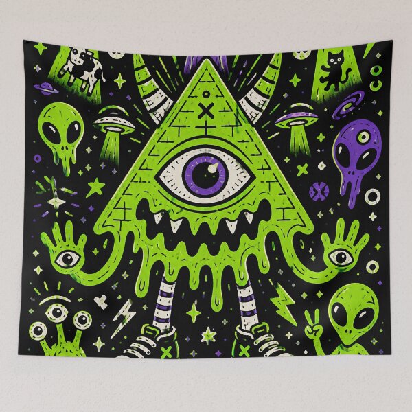 Item preview, Spooky Alien Monster Eye Aesthetic designed and sold by ZetaDream.