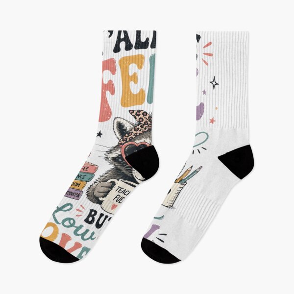 Item preview, Retro Groovy Y'all Were Feral But I Low Key Love You designed and sold by YubitaLeLe.