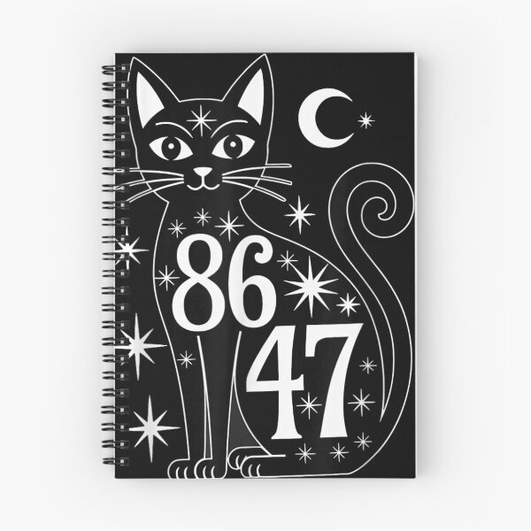 Item preview, Mid Century Modern Celestial Black Cat 86 47 Stars And Moon designed and sold by YubitaLeLe.