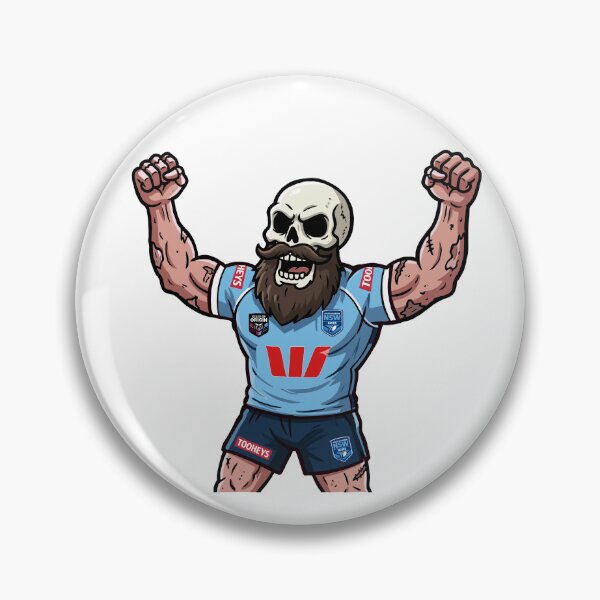 Item preview, NSW Blues 'til death designed and sold by Fake Heston’s Scribble Emporium.