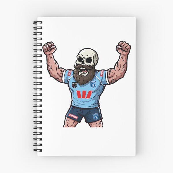 Item preview, NSW Blues 'til death designed and sold by Fake Heston’s Scribble Emporium.