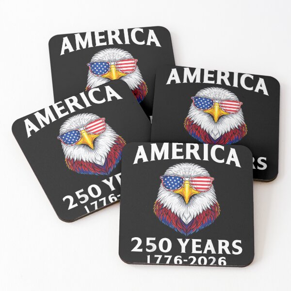 Item preview, America 250 Years Anniversary 1776-2026 Patriotic Eagle US Flag Sunglasses designed and sold by YubitaLeLe.
