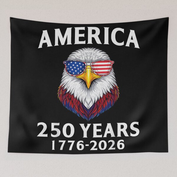 Item preview, America 250 Years Anniversary 1776-2026 Patriotic Eagle US Flag Sunglasses designed and sold by YubitaLeLe.