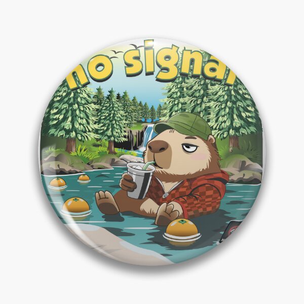 Item preview, capybara no signal designed and sold by Kanom-Tom.