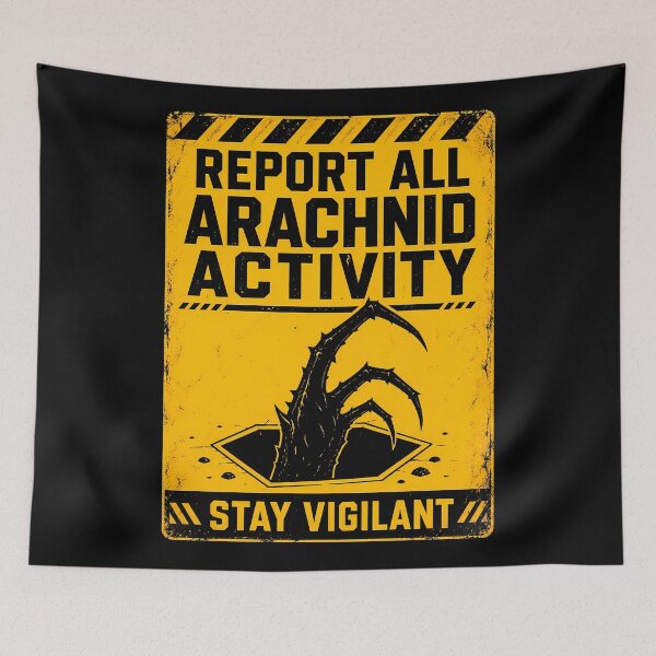 Item preview, Arachnid Hazard Notice designed and sold by agearb.
