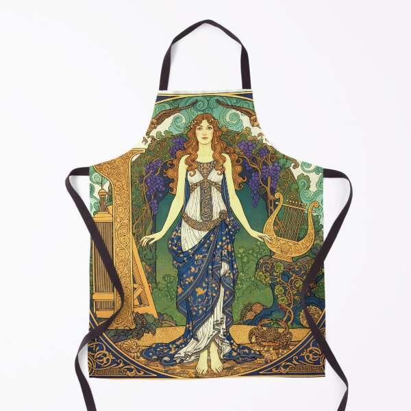 Item preview, Calypso the Maiden Eternal | Greek Mythology Art Nouveau Goddess  designed and sold by Stoneflower-Art.