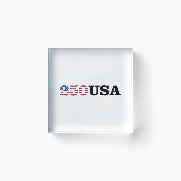 Item preview, 250 USA - America 250th Anniversary (on white) designed and sold by STUDIO-72.