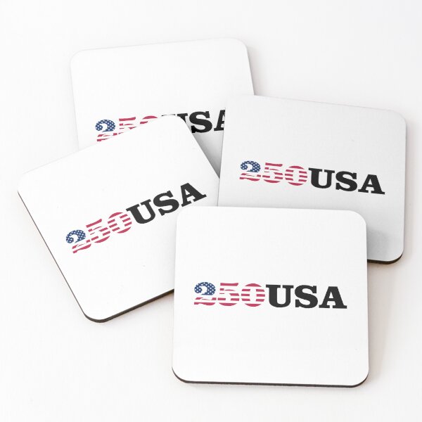 Item preview, 250 USA - America 250th Anniversary (on white) designed and sold by STUDIO-72.