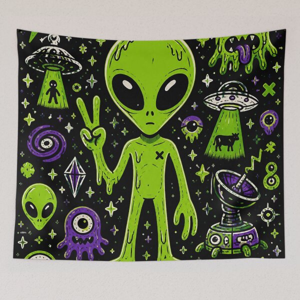 Item preview, Spooky Alien UFO Aesthetic designed and sold by ZetaDream.