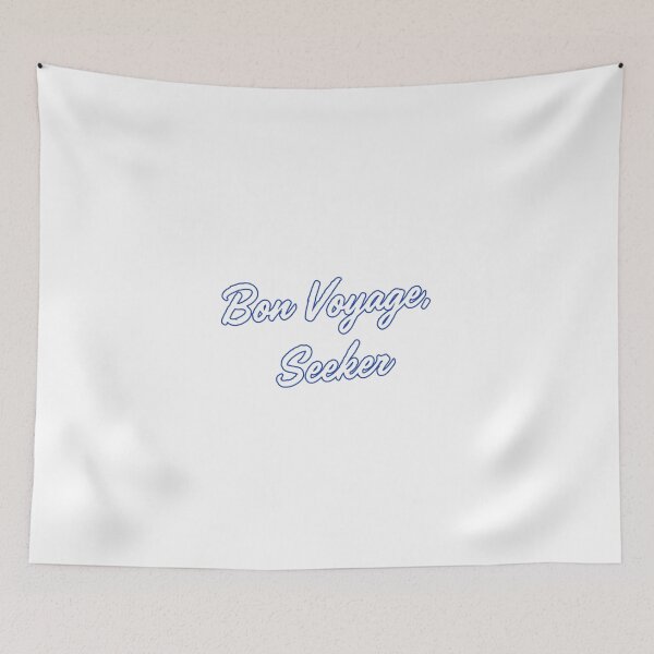 Item preview, Bon Voyage, Seeker - Elegant Script Typography (Blue Lettering) designed and sold by districtmarket.