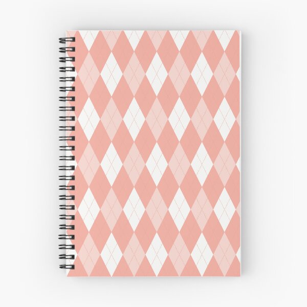 Item preview, Patrón de rombos blanco y coral designed and sold by pattern-archive.