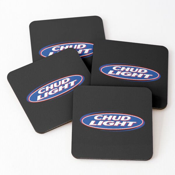 Item preview, Chud Light Funny Parody Logo Red White And Blue Beer Style designed and sold by LittleNhutton.