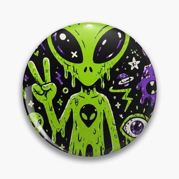 Item preview, Spooky Alien UFO Doodle Aesthetic designed and sold by ZetaDream.