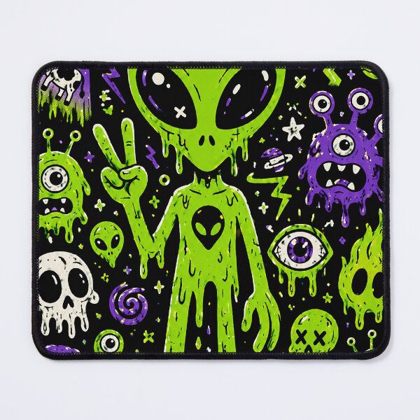 Item preview, Spooky Alien UFO Doodle Aesthetic designed and sold by ZetaDream.