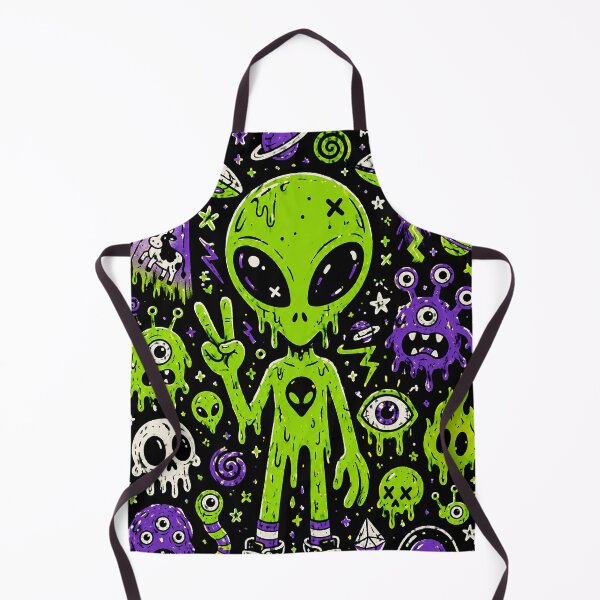 Item preview, Spooky Alien UFO Doodle Aesthetic designed and sold by ZetaDream.