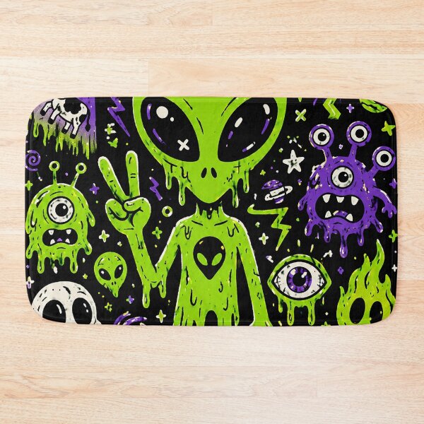 Item preview, Spooky Alien UFO Doodle Aesthetic designed and sold by ZetaDream.