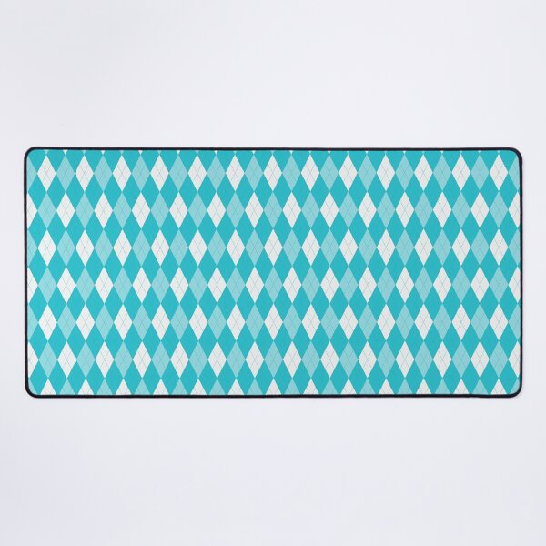 Item preview, White And Cyan Argyle Pattern designed and sold by pattern-archive.