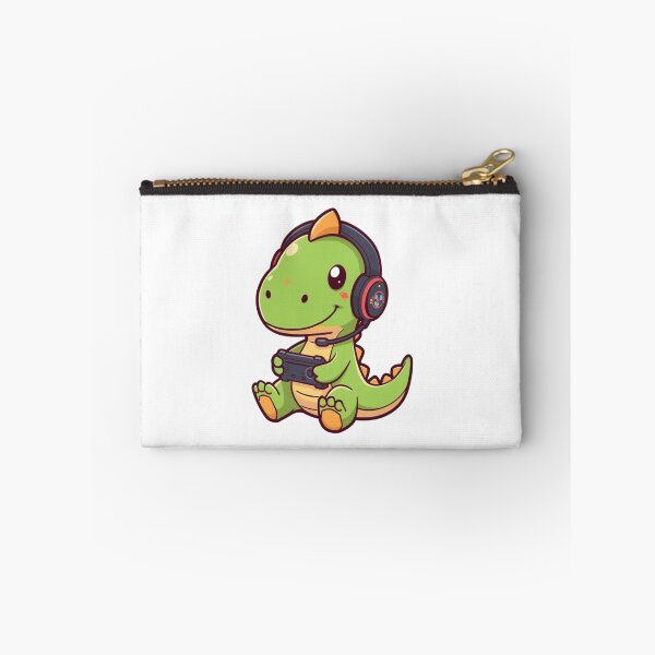 Item preview, Anime Dinosaur Playing Video Game designed and sold by Thread&Fable.