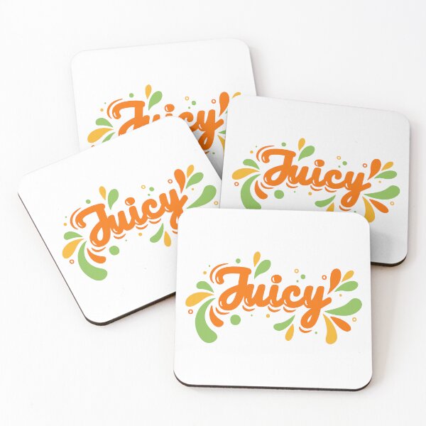 Item preview, Juicy lettering with splash and drops designed and sold by CHERRY--SHOP.