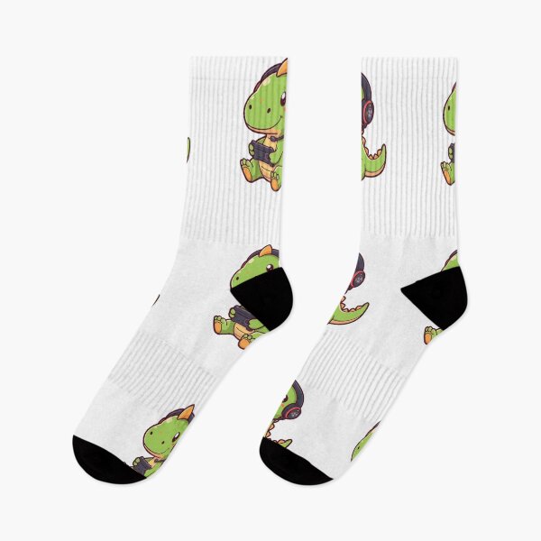 Item preview, Anime Dinosaur Playing Video Game designed and sold by Thread&Fable.