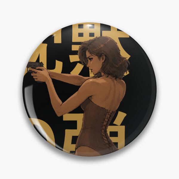 Item preview, TMLY RLC: 沈黙の弾 - Silent Bullet Retro 90s Anime Gun Girl Noir  designed and sold by Timelyrelic.