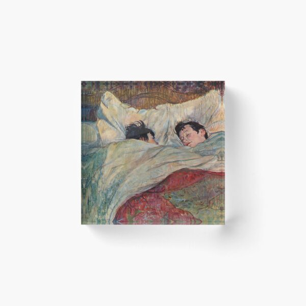 Item preview, In Bed by Henri de Toulouse-Lautrec | Intimate Belle Époque Bedroom Fine Art Poster designed and sold by artofuniverse.