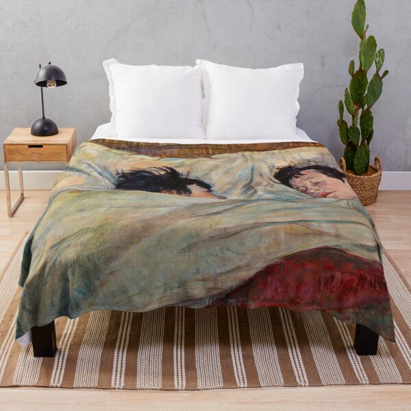 Item preview, In Bed by Henri de Toulouse-Lautrec | Intimate Belle Époque Bedroom Fine Art Poster designed and sold by artofuniverse.