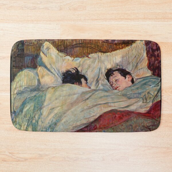Item preview, In Bed by Henri de Toulouse-Lautrec | Intimate Belle Époque Bedroom Fine Art Poster designed and sold by artofuniverse.